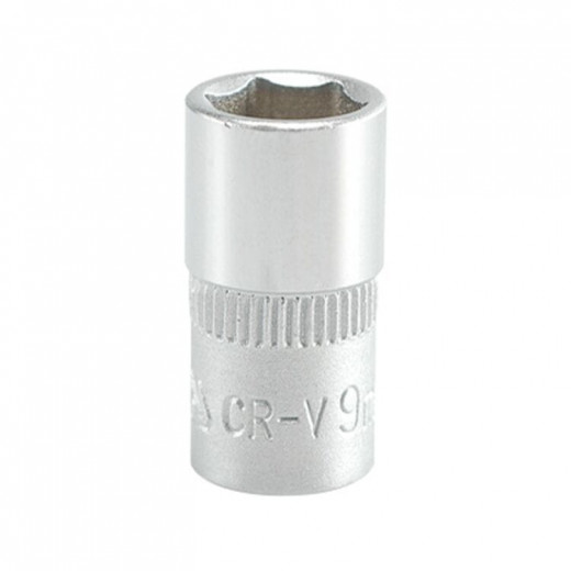 Головка торцева 6-гранна YATO : квадрат 1/4", М9,CrV