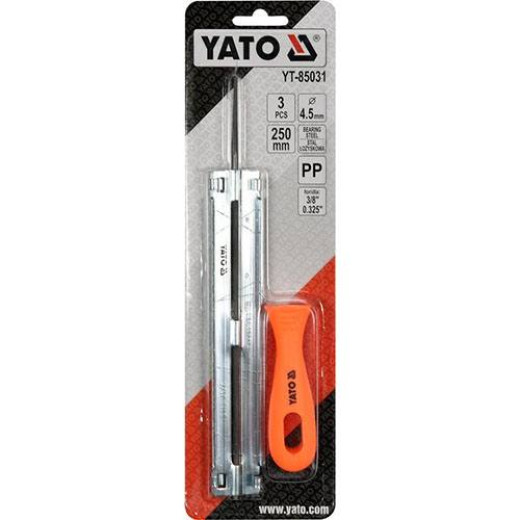 Направляюча з напильником для гостріння ланок ланцюгів YATO 4,5 мм.