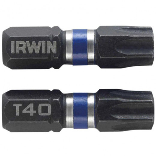 Біта IMPACT PRO 1/4"/ 25MM TX40,2шт, IRWIN