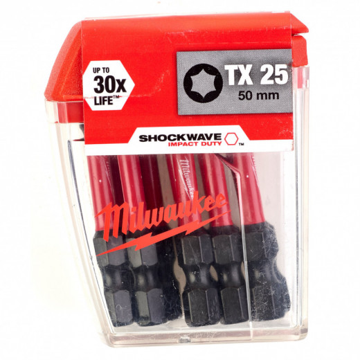 Біта SHOCKWAVE MILWAUKEE, TX25, 50мм