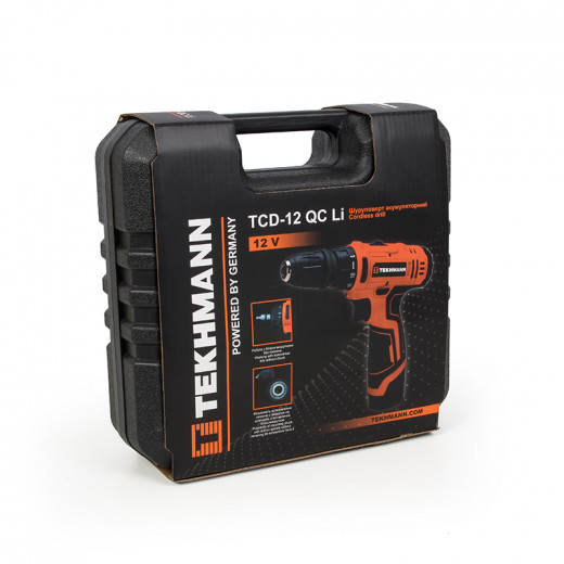 Шуруповерт аккумуляторний  TCD-12 QC Li,Tekhmann 