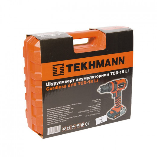 Шуруповерт аккумуляторный  TCD-18 Li,Tekhmann