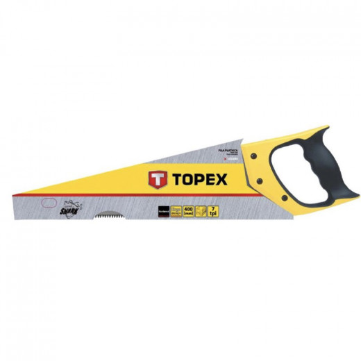 Ножівка по дереву 400 мм Shark  7TPI TOPEX