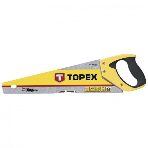 Ножівка по дереву 450 мм Shark  7TPI TOPEX
