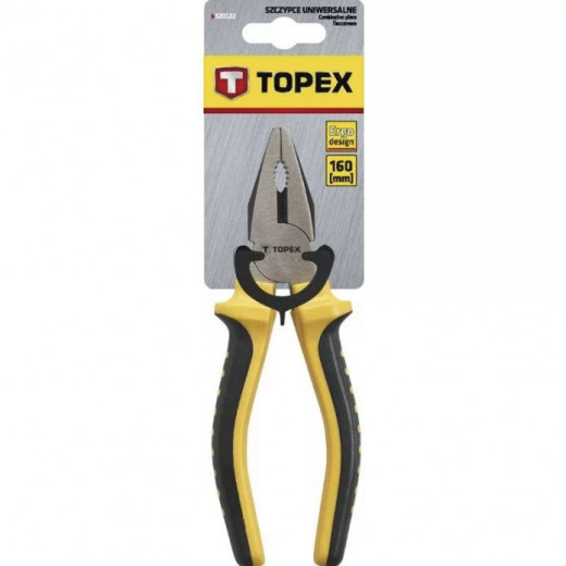 Плоскогубці L 180 ребриста ручка TOPEX