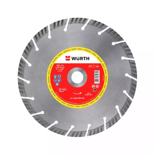 Диск відрізний алмазний 125х22 (WURTH)