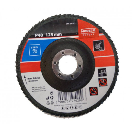 Диск пелюстковий MODECO 125х22 Р40