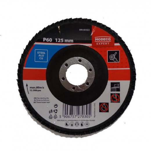 Диск пелюстковий MODECO 125х22 Р60