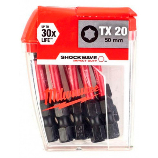 Бита SHOCKWAVE MILWAUKEE, TX20, 50мм