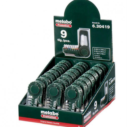 Набір біт Metabo, 9 шт 