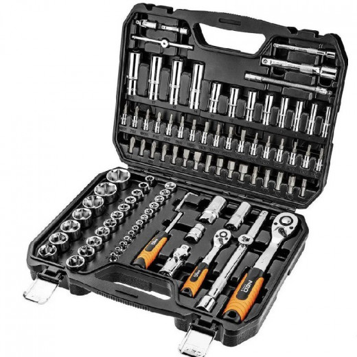 Набір головок 1/2, 1/4 NEO tools 94 шт. 