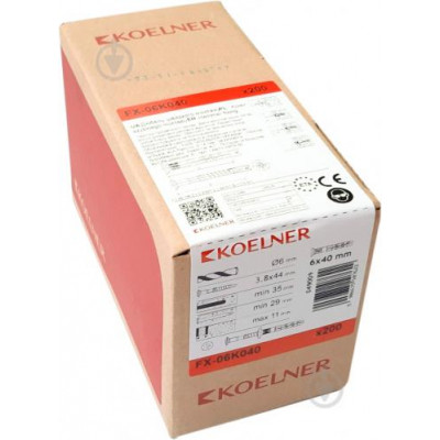 Дюбель KOELNER