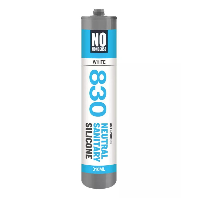 No Nonsense Sanitary Silicone 310мл білий