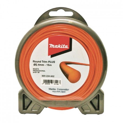 Жилка для мотокос Makita 2,4 мм, кругла, 15 м