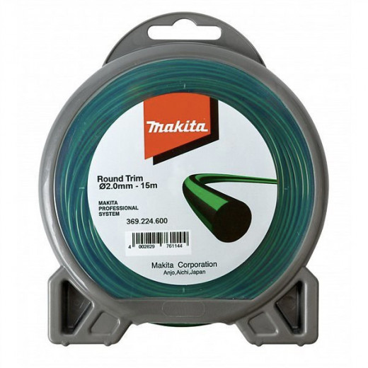 Жилка для мотокос Makita 2,0 мм, кругла, 15 м