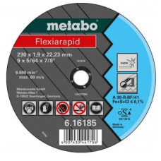 Диск відрізн. по мет. Metabo Novorapid 230х1,9х22 мм Inox