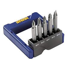 Набір біт посилених в футлярі 5 шт. (PH1,2, PZ1,2, SL6,5), IRWIN