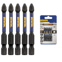 Біта IMPACT PRO 1/4"/ 57MM PH2 5шт, IRWIN