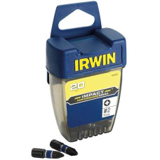 Біта IMPACT 1/4"/25мм PH2 20шт. IRWIN