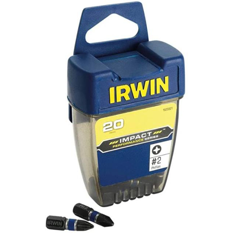 Біта IMPACT 1/4"/25мм PH2 20шт. IRWIN