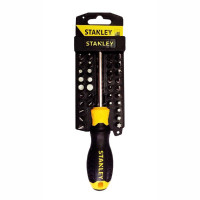 Викрутка тримач насадок HEX 1/4" STANLEY з насадками. комплект 34шт.