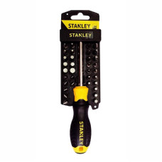 Викрутка тримач насадок HEX 1/4" STANLEY з насадками. комплект 34шт.