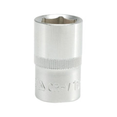 Головка торцева 6-гранна YATO : квадрат 1/2", М=17 мм,L= 38 мм