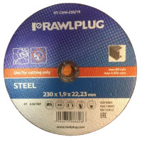 Диск відрізний по металу RAWLPLUG 230 х1,9х22 мм.
