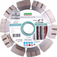 Диск алм. відр. сегмент 125х2,2/1,4х11х22 Bestseller Universal 3D, Distar