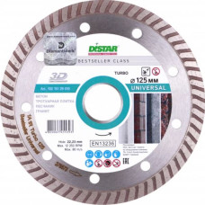 Диск алм. відр. Turbo 125х2,2х8х22 Bestseller Universal, Distar