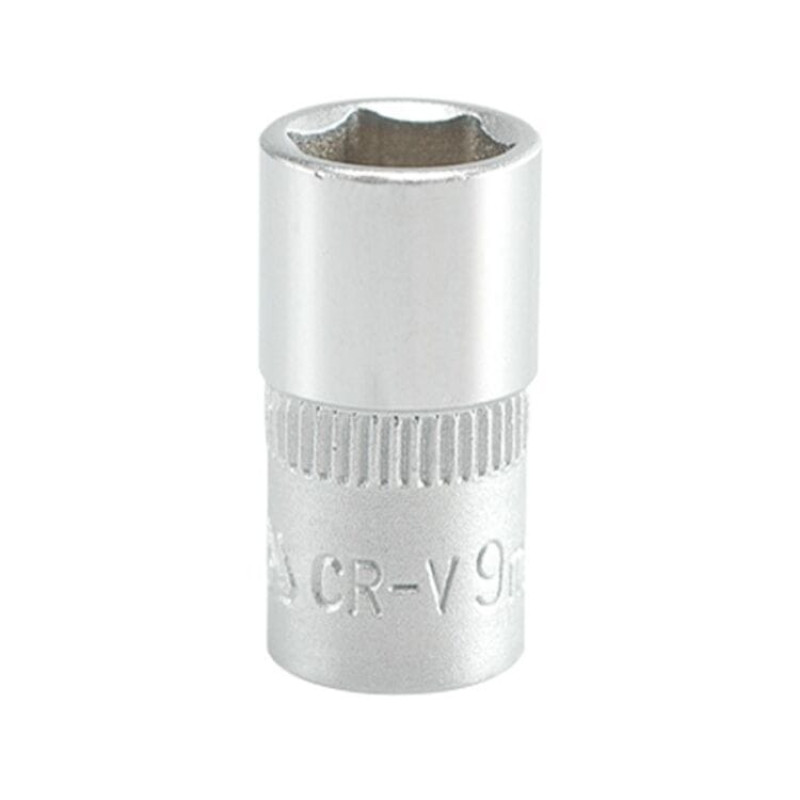 Головка торцева 6-гранна YATO : квадрат 1/4", М9,CrV