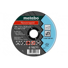 Диск відрізн. по мет. Metabo Novorapid 125х1,0х22 мм Inox