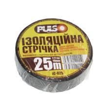 Ізолента ПВХ,ЧОРНА,25м. PULSO