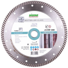 Диск алм. відр. Turbo 230х2,6х22 Bestseller Universal, Distar